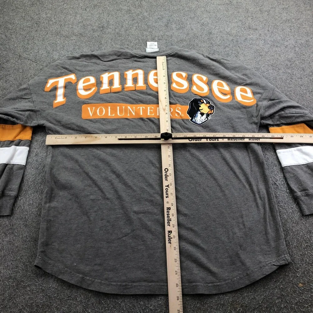 Tennessee Volunteers Shirt Womens Medium Gray Long Sleeve NCAA Knights Apparel